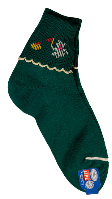 Cute Golfing Teddy Bear Sox: Ballyhoovintage.com