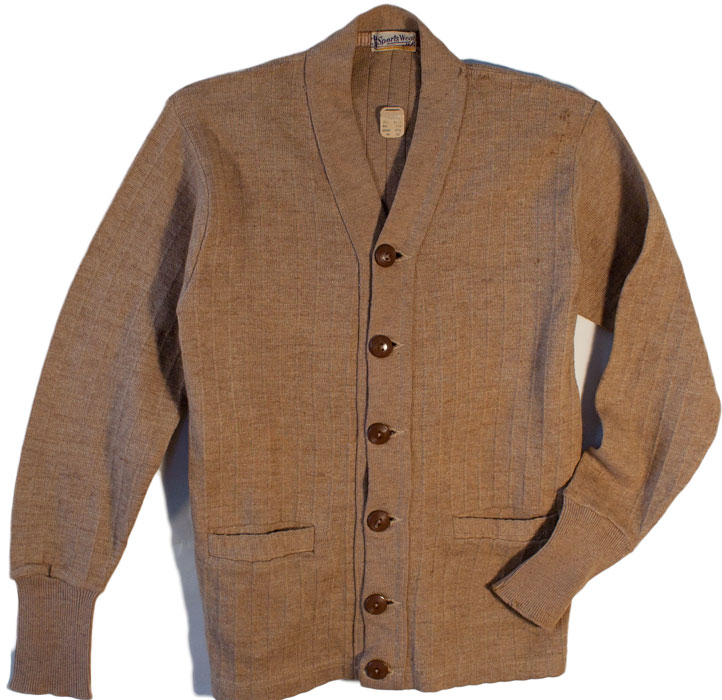 1930s Cardigan Work Sweater Ballyhoovintage