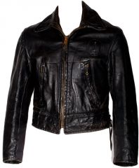 1960s SF Motorcycle Policeman's Leather Jacket