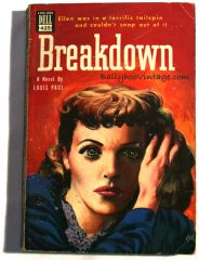 "Breakdown" A Novel of Alcoholism Dell #425