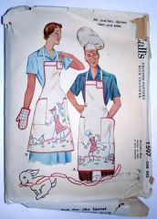 1950s Barbecue Apron Pattern