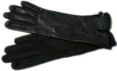 1940s Leather Trimmed Gloves