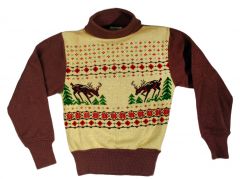 1940s Reindeer Sweater