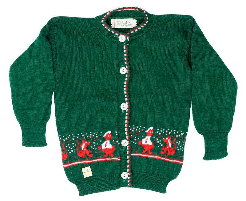 1950s Kiddies Cardigan Sweater: Ballyhoovintage.com