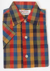 Vintage Boy's Preppy Plaid Shirt