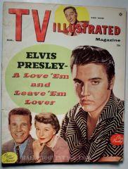 TV Illustrated March 1957 Elvis Cover Photo