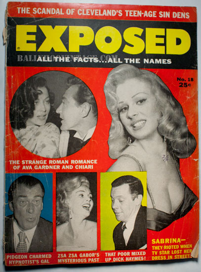 October 1957 Exposed Magazine: Ballyhoovintage.com