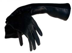 Midnight Blue Vintage Kid Gloves