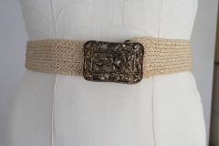 1930s Belt with Cast Buckle