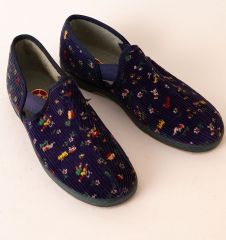 1950s Kid's Vintage Slippers in Corduroy