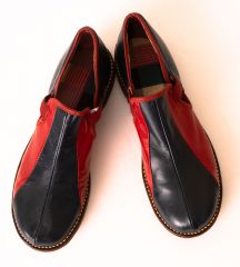 1950s Two Tone Leather House Shoes