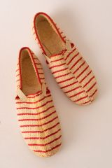 1950s Girl's Terry Cloth Beach Shoes