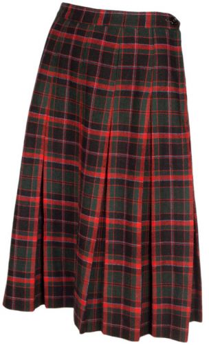 Tartan skirt outlet 1950s