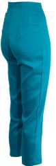 Pin-up Girl 60s Turquoise Stretch Capris