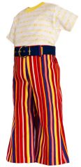 Groovy Kid's 70s Striped Flares
