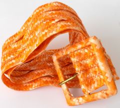 Orange Creamsicle 1930s Belt