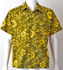 1960s Aloha Print Shirt